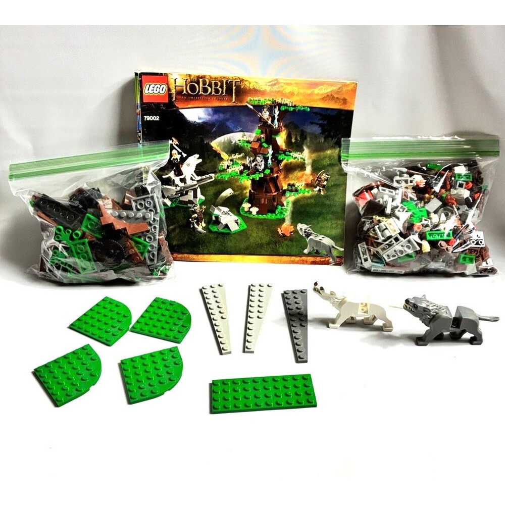 LEGO 79002 The Hobbit Attack of the Wargs 100% Complete Manual Minifigures 2012
